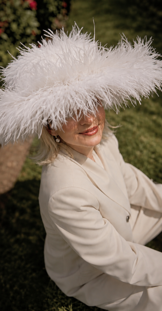 Sombrero plumas