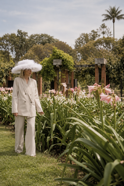 Sombrero plumas
